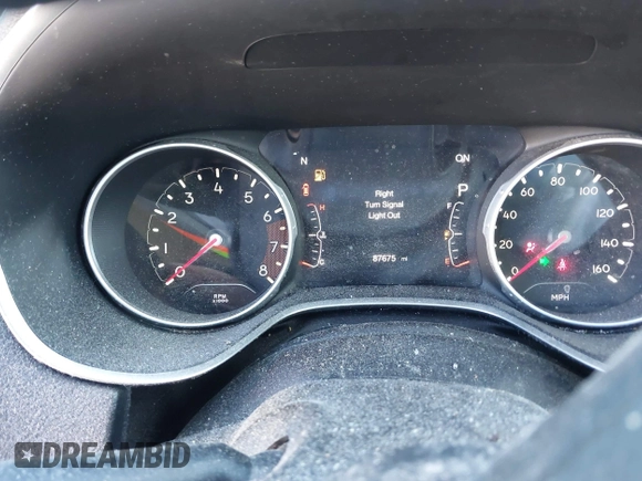 2018 Jeep Compass Sport with VIN 3C4NJDAB7JT481279, listed as a IAAI auction lot 40633532 with 87,675 mi miles and . Bid and sale history available at DreamBid. Image 7.