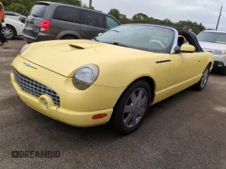 2002 Ford Thunderbird w/Hardtop Premium with VIN 1FAHP60A62Y118803, listed as a Copart auction lot 73891614 with Not Provided miles and Salvage Title. Bid and sale history available at carsss.com. Image 1.