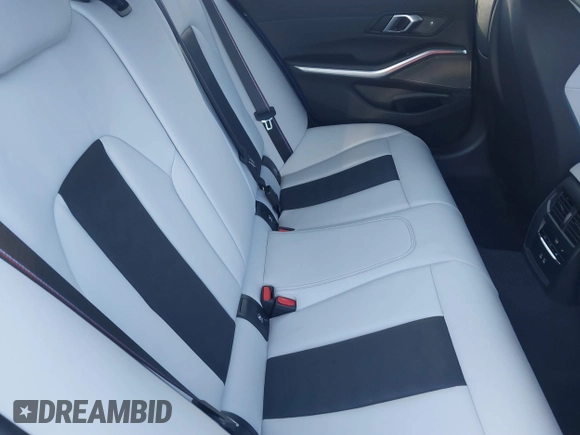 2025 BMW M3 Competition xDrive with VIN WBS33HJ05SFT74162, listed as a IAAI auction lot 41609207 with 2,912 mi miles and . Bid and sale history available at DreamBid. Image 8.