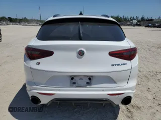 2022 Alfa Romeo Stelvio Veloce z VIN ZASPAKBN1N7D37198, wystawiony jako Copart lot #57309105 z przebiegiem 41 515 mil mil oraz Szkoda całkowita • Salvage title. Historia ofert i sprzedaży dostępna na DreamBid. Obrazek 6.