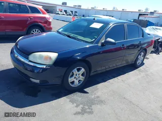 2005 Chevrolet Malibu LT with VIN 1G1ZU54815F211150, listed as a IAAI auction lot 41878918 with 161,132 mi miles. Bid and sale history available at carsss.com. Image 2.
