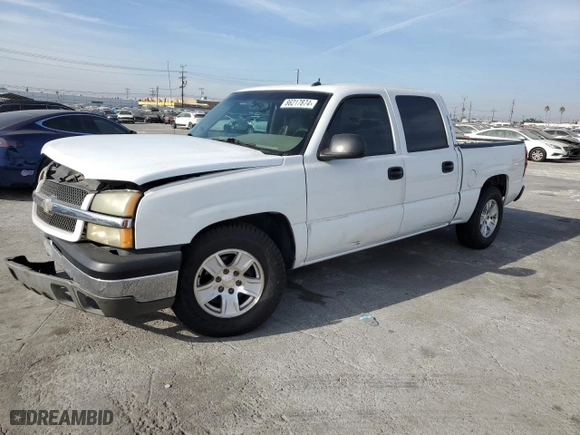 2004 Chevrolet Silverado 1500 Crew Cab LS with VIN 2GCEC13T441342635, listed as a Copart auction lot 86217874 with 341,259 mi miles and Salvage Title. Bid and sale history available at carsss.com. Image 1.