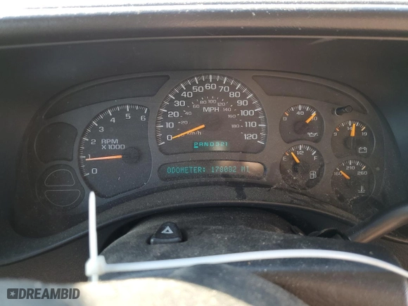 2003 Chevrolet Silverado 1500 LS with VIN 1GCEK19V03E320186, listed as a Copart auction lot 43355115 with 178,082 mi miles and Salvage Title. Bid and sale history available at carsss.com. Image 9.