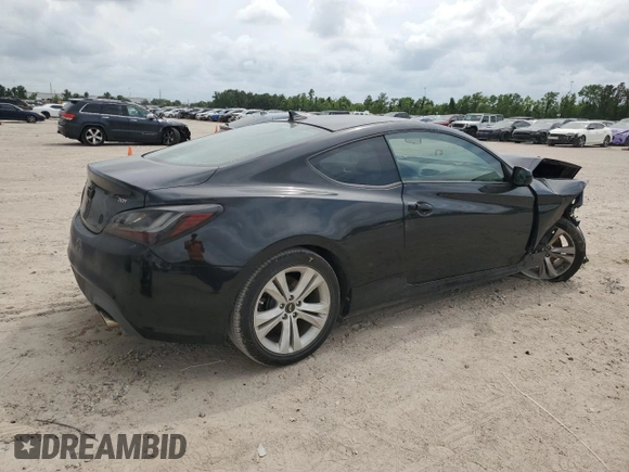 2011 Hyundai Genesis Coupe with VIN KMHHT6KDXBU064275, listed as a Copart auction lot 55159245 with 134,781 mi miles and Salvage title. Bid and sale history available at DreamBid. Image 3.
