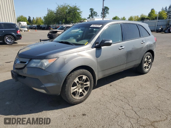 2007 Acura MDX Technology with VIN 2HNYD28467H537143, listed as a Copart auction lot 55259205 with 184,175 mi miles and Clean Title. Bid and sale history available at DreamBid. Image 1.