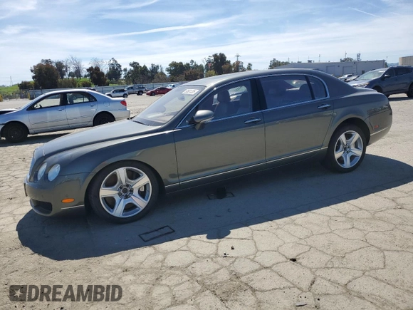 2006 Bentley Flying Spur with VIN SCBBR53W56C031363, listed as a Copart auction lot 50601335 with 66,109 mi miles and Salvage Title. Bid and sale history available at DreamBid. Image 1.