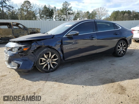 2018 Chevrolet Malibu LT with VIN 1G1ZD5ST2JF106750, listed as a Copart auction lot 87754115 with 154,457 mi miles and Salvage Title. Bid and sale history available at DreamBid. Image 1.