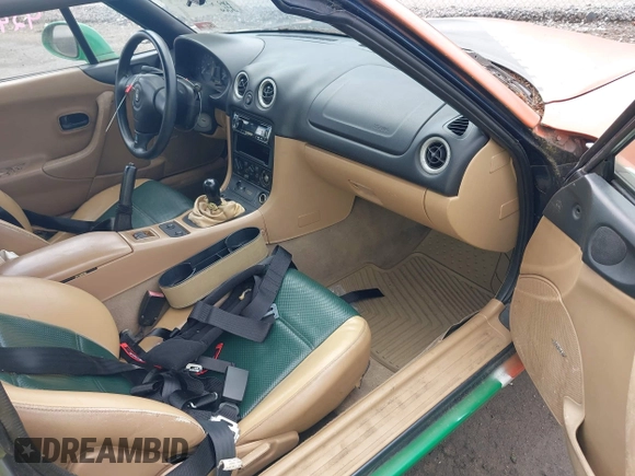 1999 Mazda MX-5 Miata with VIN JM1NB3531X0116676, listed as a IAAI auction lot 42454285 with 201,534 mi miles and . Bid and sale history available at DreamBid. Image 5.