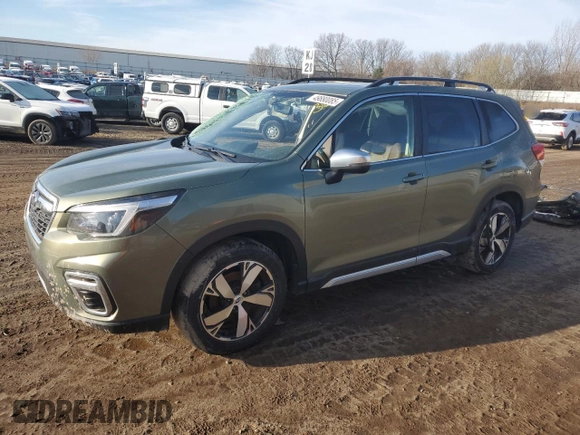 2021 Subaru Forester Touring with VIN JF2SKAXCXMH455035, listed as a Copart auction lot 49880085 with 72,097 mi miles and Salvage Title. Bid and sale history available at carsss.com. Image 1.