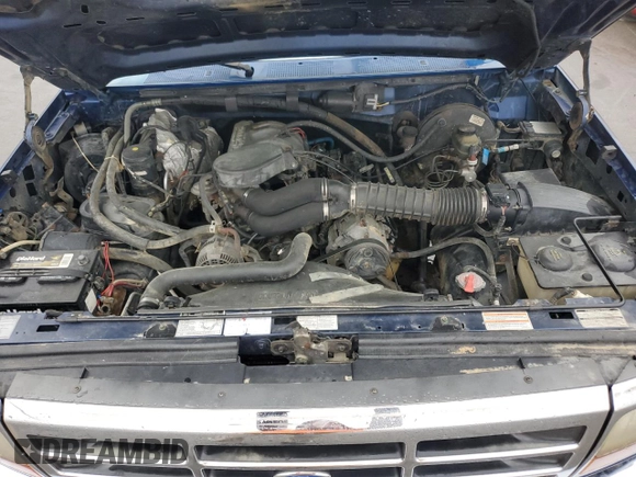 1996 Ford F-150 with VIN 1FTEF14N2TNA17129, listed as a Copart auction lot 52091965 with 243,778 mi miles and Salvage Title. Bid and sale history available at DreamBid. Image 11.