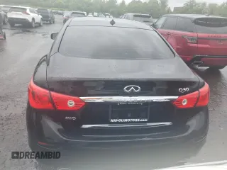 2017 Infiniti Q50 Premium with VIN JN1EV7ARXHM834006, listed as a Copart auction lot 57893235 with 65,068 mi miles and Salvage title. Bid and sale history available at DreamBid. Image 6.