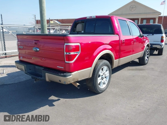 2012 Ford F-150 XL with VIN 1FTFW1CF5CFB20408, listed as a IAAI auction lot 41534268 with 114,332 mi miles. Bid and sale history available at carsss.com. Image 4.