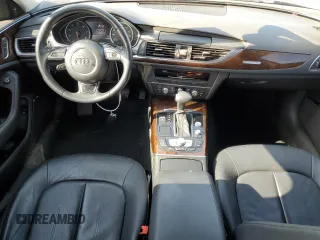 2015 Audi A6 Premium Plus with VIN WAUGFAFC2FN020408, listed as a Copart auction lot 53691615 with 119,878 mi miles and Salvage title. Bid and sale history available at DreamBid. Image 8.