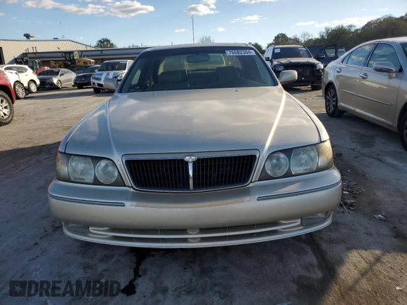1999 Infiniti Q45 z VIN JNKBY31A1XM605401, wystawiony jako Copart lot #76582304 z przebiegiem 115 791 mil mil oraz Czysty tytuł • Clean title. Historia ofert i sprzedaży dostępna na DreamBid. Obrazek 5.
