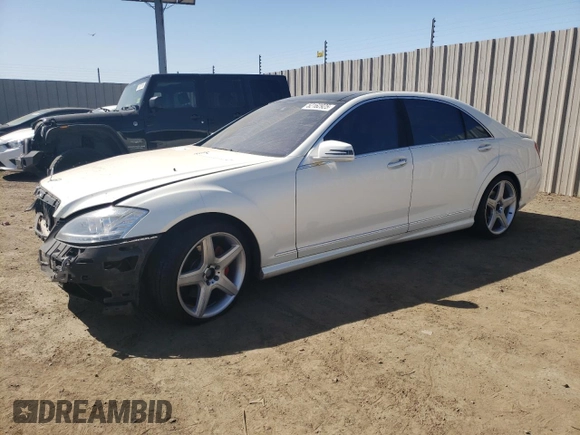 2011 Mercedes-Benz S 550 with VIN WDDNG8GB4BA365646, listed as a Copart auction lot 52162925 with 106,805 mi miles and Salvage Title. Bid and sale history available at DreamBid. Image 1.