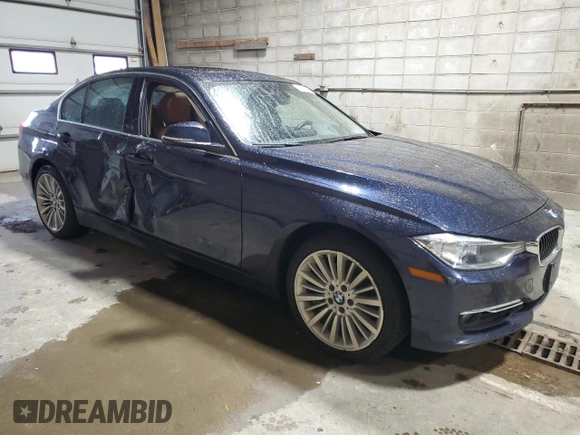 2013 BMW 3 Series 328i xDrive with VIN WBA3B3C57DF537268, listed as a Copart auction lot 57885985 with 122,050 mi miles and Salvage title. Bid and sale history available at DreamBid. Image 4.