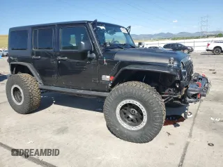 2016 Jeep Wrangler Unlimited Rubicon with VIN 1C4HJWFG3GL155092, listed as a Copart auction lot 62410365 with 82,231 mi miles and Salvage title. Bid and sale history available at DreamBid. Image 4.