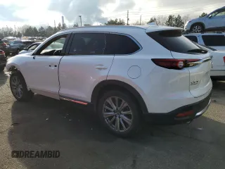 2021 Mazda CX-9 Signature with VIN JM3TCBEY4M0504837, listed as a Copart auction lot 47611595 with 85,491 mi miles and Salvage Title. Bid and sale history available at DreamBid. Image 2.