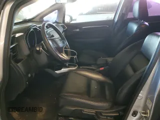 2015 Honda Fit EX-L with VIN 3HGGK5H83FM707228, listed as a Copart auction lot 50006055 with 97,573 mi miles and Salvage title. Bid and sale history available at DreamBid. Image 7.