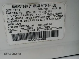 2014 Infiniti Q50 with VIN JN1BV7AP9EM683494, listed as a Copart auction lot 61565545 with Not provided miles and Salvage title. Bid and sale history available at DreamBid. Image 13.