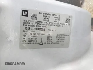 2012 GMC Yukon Denali with VIN 1GKS1EEF0CR256515, listed as a IAAI auction lot 41079993 with 207,470 mi miles. Bid and sale history available at carsss.com. Image 9.