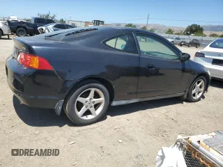 2002 Acura RSX Auto with VIN JH4DC54842C041110, listed as a Copart auction lot 57533595 with 84,352 mi miles and Clean title. Bid and sale history available at DreamBid. Image 3.
