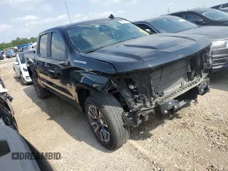 2021 Chevrolet Silverado 1500 LT with VIN 3GCPWCED7MG296033, listed as a Copart auction lot 52976595 with 106,716 mi miles and Salvage Title. Bid and sale history available at DreamBid. Image 4.