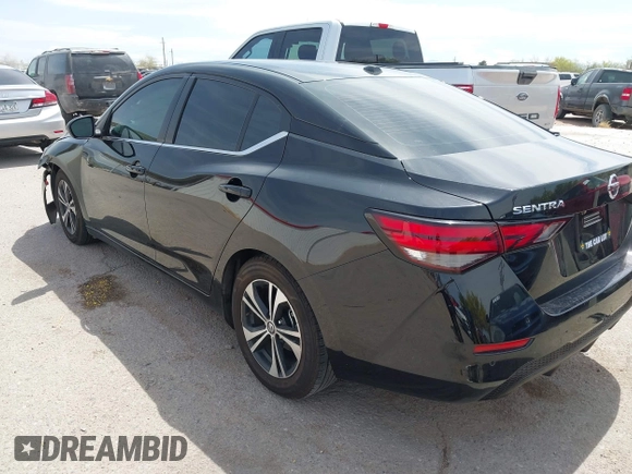 2023 Nissan Sentra SV with VIN 3N1AB8CV0PY232136, listed as a IAAI auction lot 41933940 with 40,422 mi miles and . Bid and sale history available at DreamBid. Image 3.
