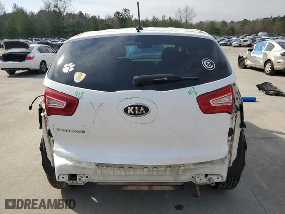 2012 Kia Sportage LX with VIN KNDPB3A21C7299357, listed as a Copart auction lot 48809275 with 149,279 mi miles and Clean Title. Bid and sale history available at carsss.com. Image 6.