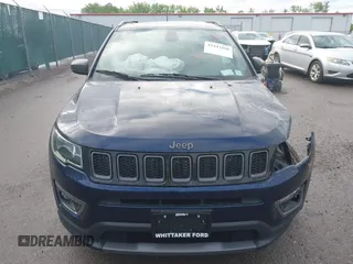 2021 Jeep Compass 80th Anniversary with VIN 3C4NJDEB5MT520949, listed as a IAAI auction lot 42447568 with 43,840 mi miles and . Bid and sale history available at DreamBid. Image 12.