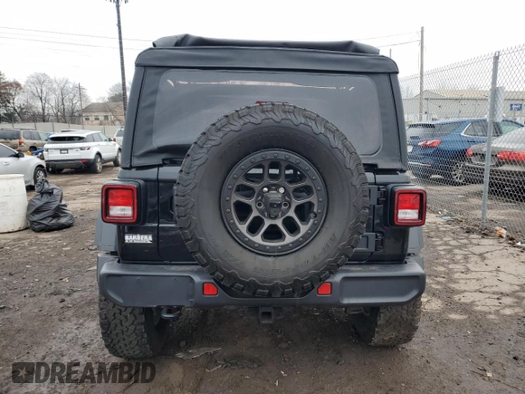 2023 Jeep Wrangler Sport Altitude with VIN 1C4HJXDN6PW525828, listed as a Copart auction lot 87888005 with Not Provided miles and Salvage Title. Bid and sale history available at DreamBid. Image 6.