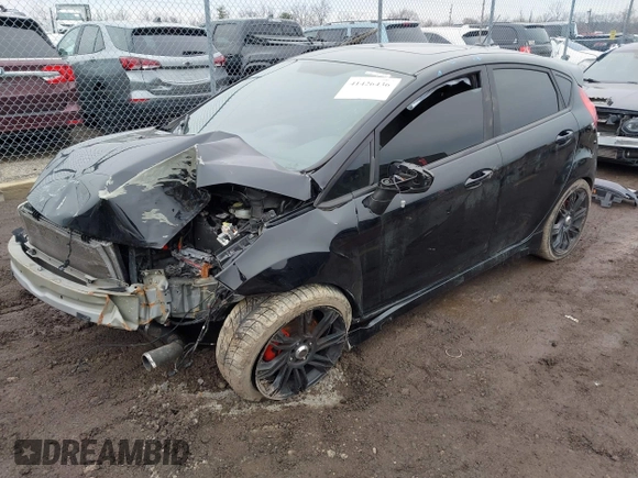 2016 Ford Fiesta ST with VIN 3FADP4GX2GM183843, listed as a IAAI auction lot 41426436 with 89,610 mi miles. Bid and sale history available at carsss.com. Image 2.