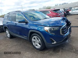 2019 GMC Terrain SLE z VIN 3GKALMEV1KL243530, wystawiony jako IAAI lot #41980847 z przebiegiem 67 627 mil mil oraz . Historia ofert i sprzedaży dostępna na DreamBid. Obrazek 1.