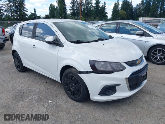 2017 Chevrolet Sonic LT with VIN 1G1JG6SH6H4151346, listed as a IAAI auction lot 42639769 with 90,872 mi miles and . Bid and sale history available at DreamBid. Image 1.