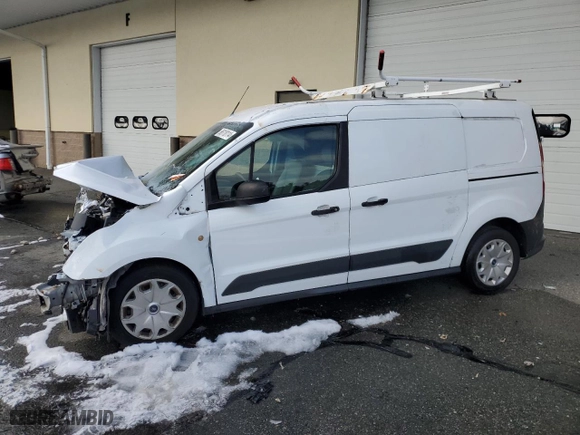 2018 Ford Transit Connect Van XL with VIN NM0LS7E77J1353110, listed as a Copart auction lot 86118114 with 0 mi miles and Salvage Title. Bid and sale history available at carsss.com. Image 1.