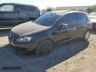 2013 Volkswagen Golf w/Conv & Sunroof with VIN WVWBB7AJ5DW124075, listed as a Copart auction lot 44079355 with 170,785 mi miles and Salvage Title. Bid and sale history available at carsss.com. Image 1.