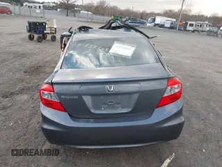 2012 Honda Civic EX with VIN 19XFB2F80CE088038, listed as a IAAI auction lot 41834585 with Not Provided miles and . Bid and sale history available at DreamBid. Image 16.