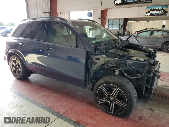 2024 Mercedes-Benz GLE 350 with VIN 4JGFB4FB3RB093274, listed as a Copart auction lot 63990805 with 18,337 mi miles and Salvage title. Bid and sale history available at DreamBid. Image 4.