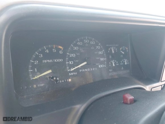 1996 Chevrolet Tahoe with VIN 1GNEK13R4TJ340094, listed as a IAAI auction lot 42044326 with 178,418 mi miles. Bid and sale history available at carsss.com. Image 7.