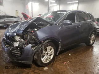 2018 Kia Sportage LX z VIN KNDPMCAC0J7377594, wystawiony jako Copart lot #47605865 z przebiegiem 155 398 mil mil oraz Szkoda całkowita • Salvage title. Historia ofert i sprzedaży dostępna na DreamBid. Obrazek 1.