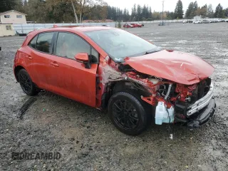 2019 Toyota Corolla Hatchback SE with VIN JTNK4RBEXK3005035, listed as a Copart auction lot 80439054 with 198,331 mi miles and Salvage Title. Bid and sale history available at carsss.com. Image 4.