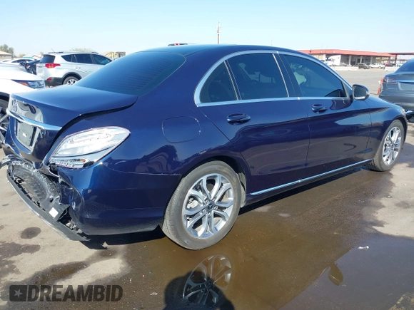 2018 Mercedes-Benz C 300 with VIN WDDWF4JBXJR415992, listed as a IAAI auction lot 41681884 with 49,695 mi miles and . Bid and sale history available at DreamBid. Image 4.