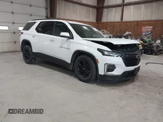 2022 Chevrolet Traverse LT Cloth z VIN 1GNEVGKWXNJ126618, wystawiony jako IAAI lot #42251819 z przebiegiem 29 606 mil mil oraz . Historia ofert i sprzedaży dostępna na DreamBid. Obrazek 1.