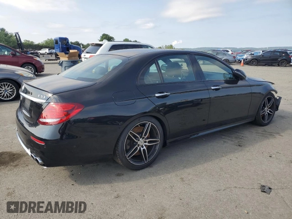 2019 Mercedes-Benz E 53 AMG with VIN WDDZF6BB1KA491463, listed as a Copart auction lot 65467095 with 112,886 mi miles and Salvage title. Bid and sale history available at DreamBid. Image 3.