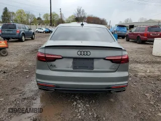 2023 Audi A4 S line Premium Plus with VIN WAUEAAF40PA012816, listed as a Copart auction lot 51128865 with 16,875 mi miles and Salvage Title. Bid and sale history available at DreamBid. Image 6.