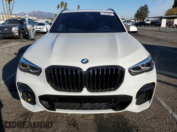 2023 BMW X5 sDrive40i with VIN 5UXCR4C06P9P72139, listed as a Copart auction lot 41875905 with 24,037 mi miles and Salvage Title. Bid and sale history available at carsss.com. Image 5.
