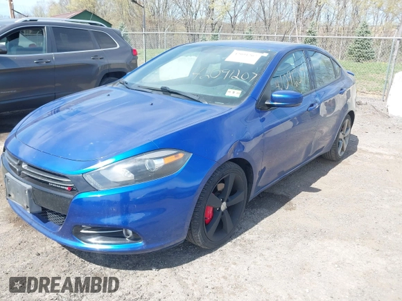 2014 Dodge Dart GT with VIN 1C3CDFEB4ED668614, listed as a IAAI auction lot 42091207 with 145,055 mi miles and . Bid and sale history available at DreamBid. Image 2.