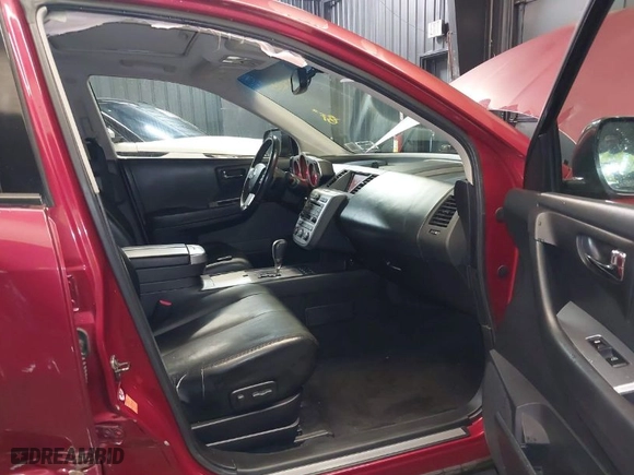 2006 Nissan Murano SL with VIN JN8AZ08W46W517279, listed as a IAAI auction lot 41662143 with 147,529 mi miles. Bid and sale history available at carsss.com. Image 5.