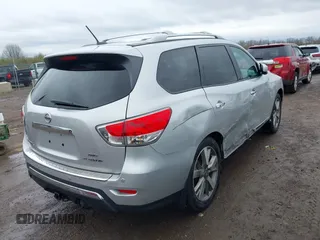 2014 Nissan Pathfinder Platinum with VIN 5N1AR2MM3EC723104, listed as a IAAI auction lot 41903560 with 159,416 mi miles and . Bid and sale history available at DreamBid. Image 4.