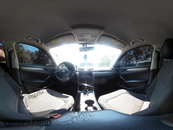 2012 Volkswagen Passat S with VIN 1VWAP7A38CC071304, listed as a IAAI auction lot 42636605 with 240,460 mi miles and . Bid and sale history available at DreamBid. Image 18.